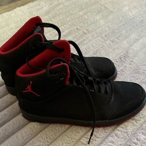Jordan Black and Red Men's Shoes